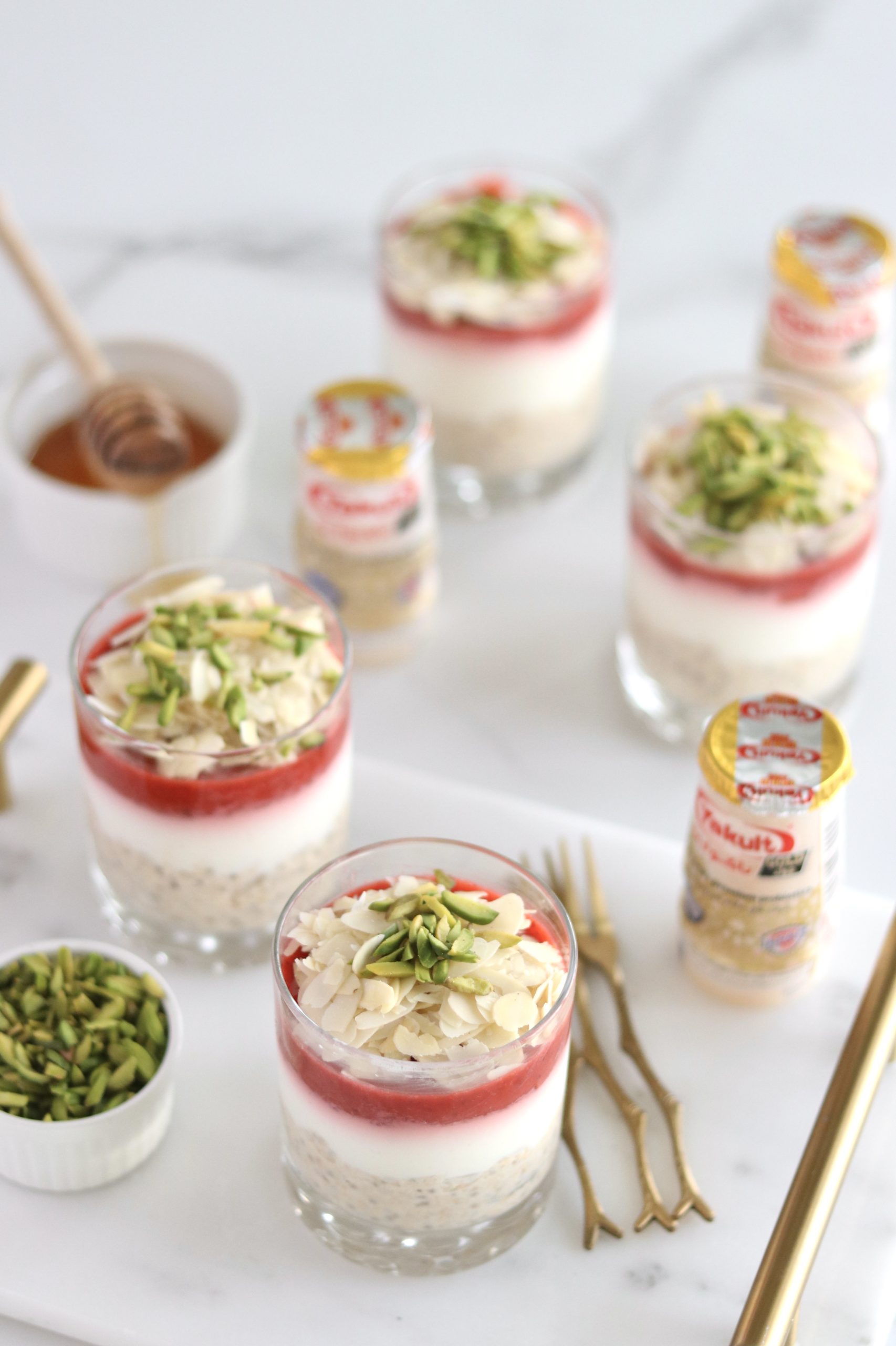 Yakult Oat Pudding